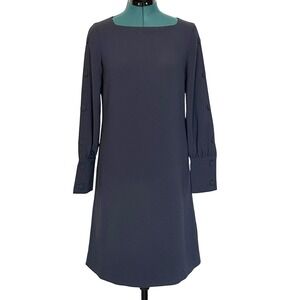 Club Monaco | Dresses | Club Monaco Kasienna Floral Embroidered Long Sleeve  Sheath Dress Black Size 4 | Poshmark